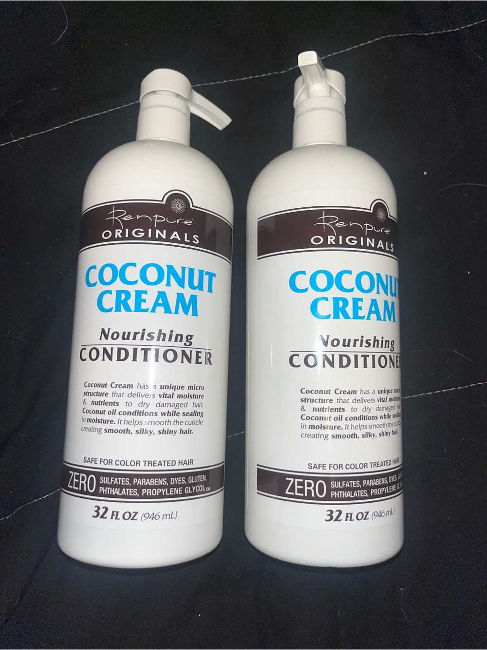 Renpure originals Coconut Cream Nourishing Conditioner - White 32 fl oz x2